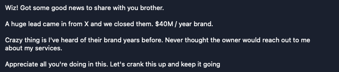 $40M/year brand closed from X