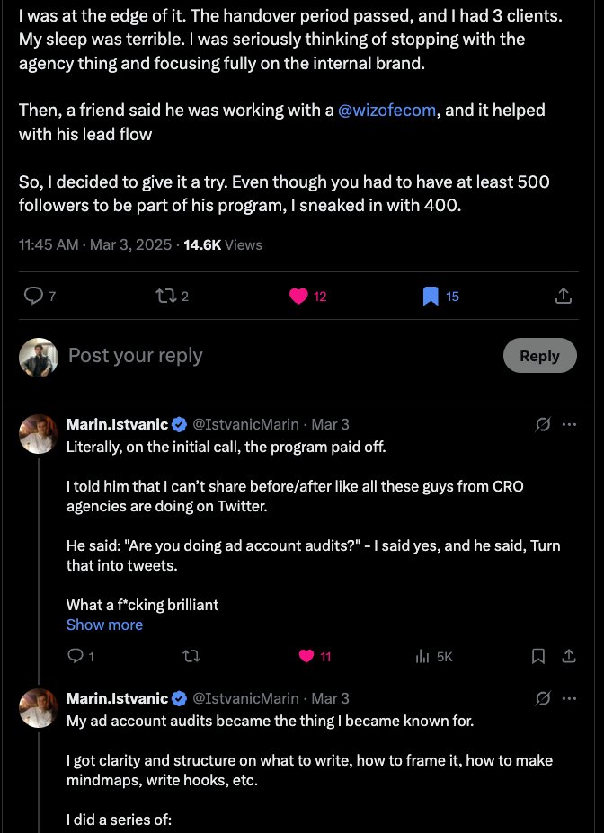 Marin Istvanic — sneaked in with 400 followers