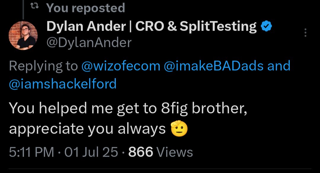 Dylan Ander — helped me get to 8fig